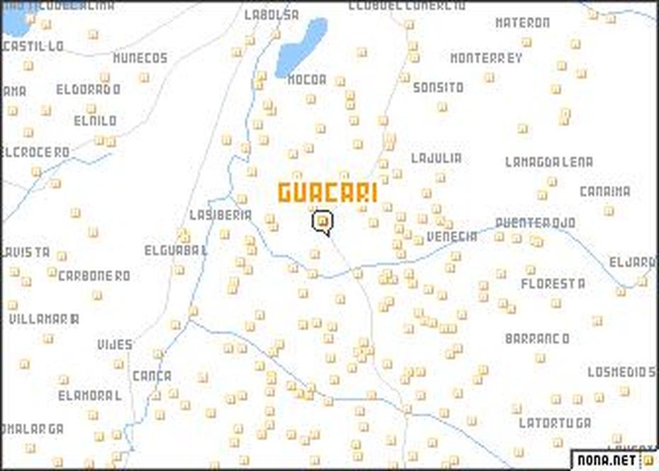 Guacari (Colombia) Map – Nona, Guacarí, Colombia, Of Colombia South America, Colombia Flag