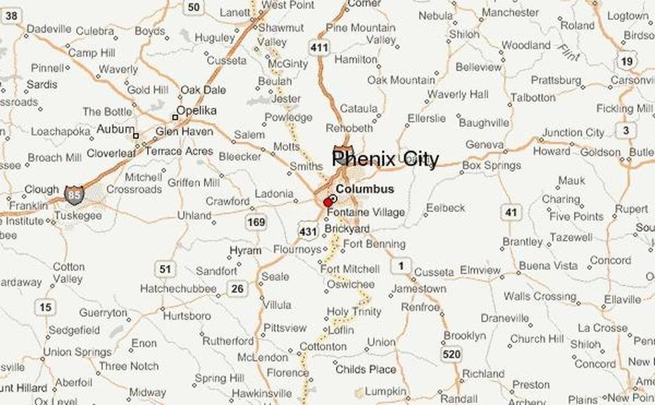 Guia Urbano De Phenix City, Phenix City, United States, Phenix City Alabama History, Historic Phenix City Alabama