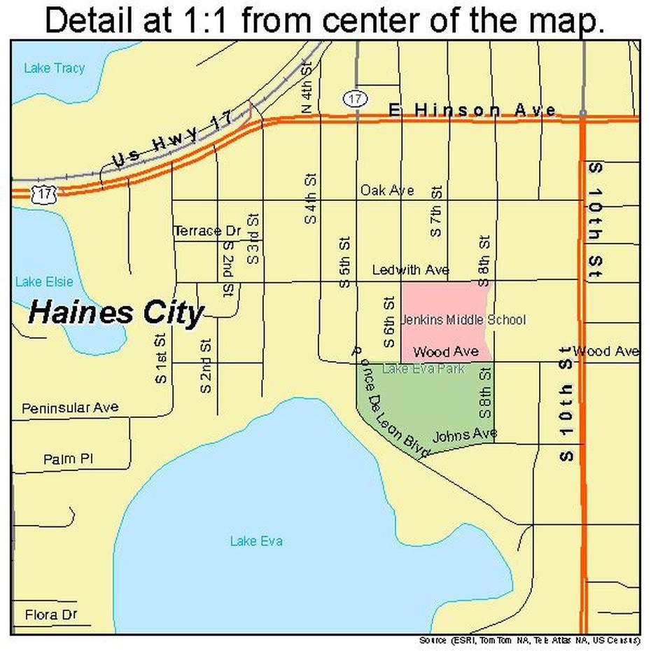 Haines City Florida Street Map 1228400, Haines City, United States, Haines Alaska, Of Haines City Florida Area