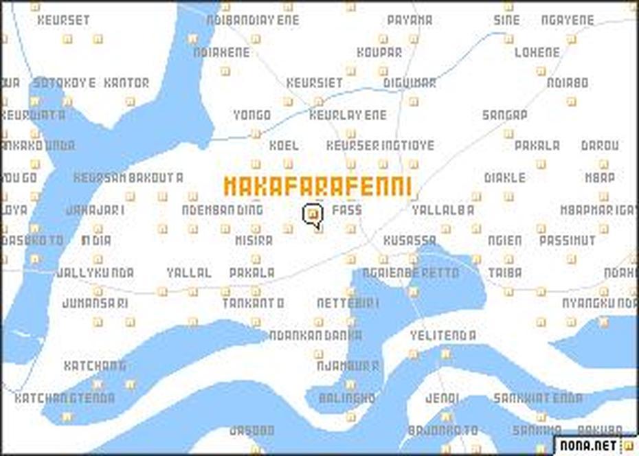 Maka Farafenni (Gambia, The) Map – Nona, Farafenni, The Gambia, Bakau Gambia, Gambia Houses