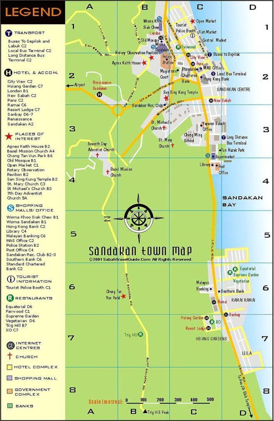 Malaysia Map Directory And Malaysia Map Information Collection …, Sandakan, Malaysia, Malaysia  3D, Sandakan Attraction