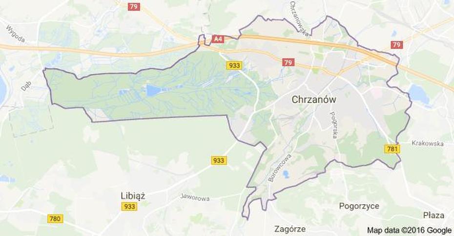 Mapa: Chrzanow | Map, Map Screenshot, Lat, Chrzanów, Poland, Poland Chrouch, Chrzanow County Poland