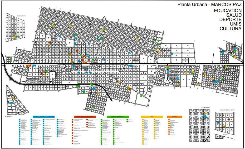 Mapas – Municipio De Marcos Paz, Marcos Paz, Argentina, La Paz A, Marcos Paz Argentina