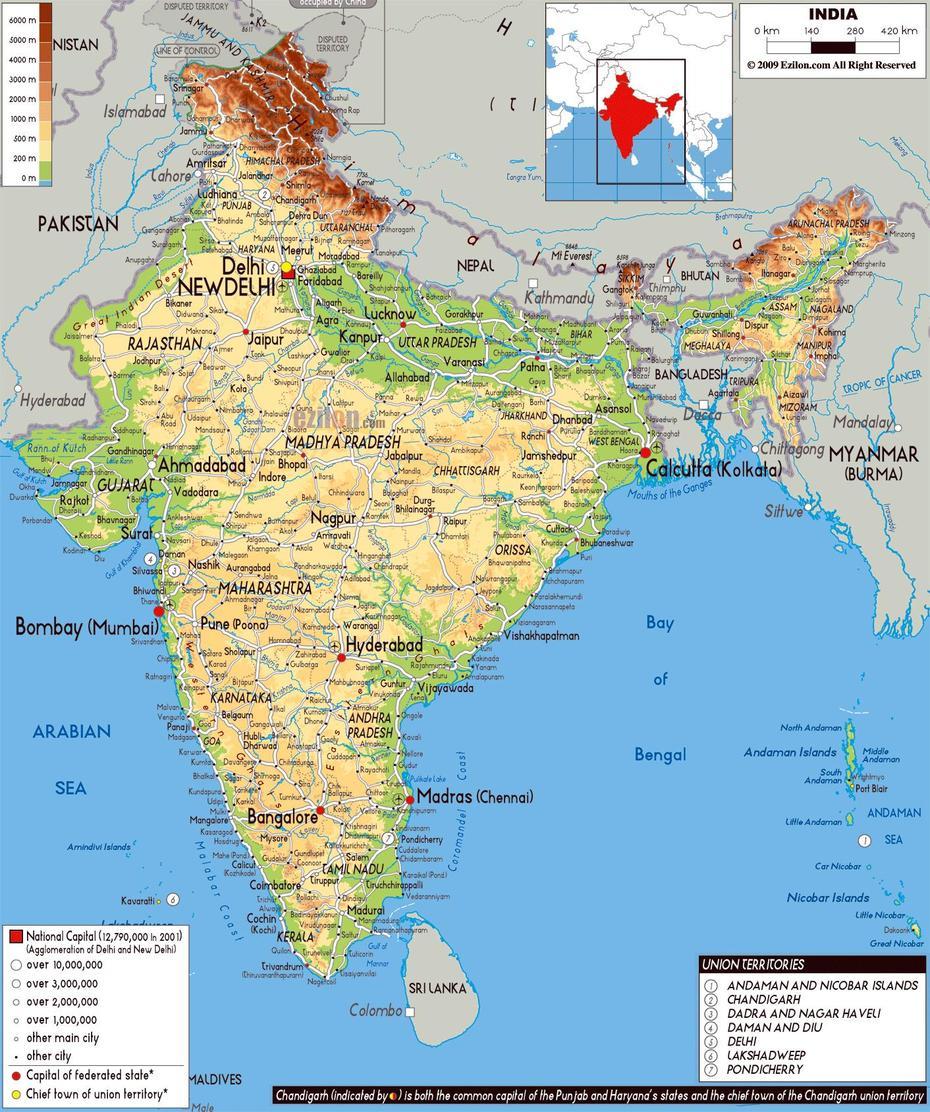 Maps Of India | Detailed Map Of India In English | Tourist Map Of India …, Murlīganj, India, India  World, India  Kids