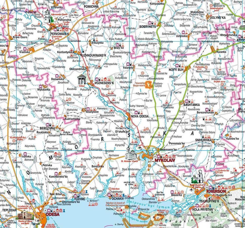 Mykolaiv Oblast. Oblast Farmsteads.Tourism Map, Mykolaiv, Ukraine, Nikolaev Ukraine Scammers, Ukraine Train