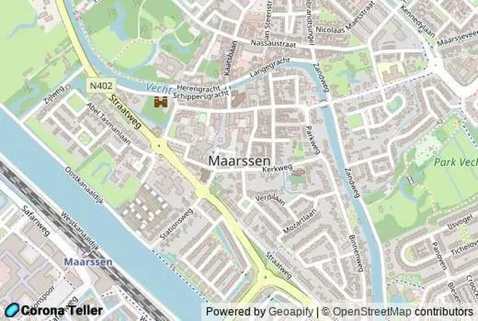 Plattegrond Maarssen #1 Kaart, Map En Live Nieuws, Maarssen, Netherlands, Maarssen Holland, Spasereen Maarssen