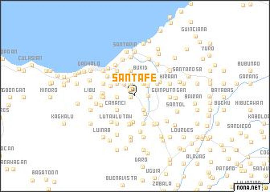 Santa Fe (Philippines) Map – Nona, Santa Fe, Philippines, Santa Fe Usa, Santa Fe Beach Club