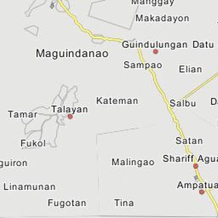 Shariff Aguak Maguindanao Map, Shariff Aguak, Philippines, Philippine Massacre, Datu  Piang