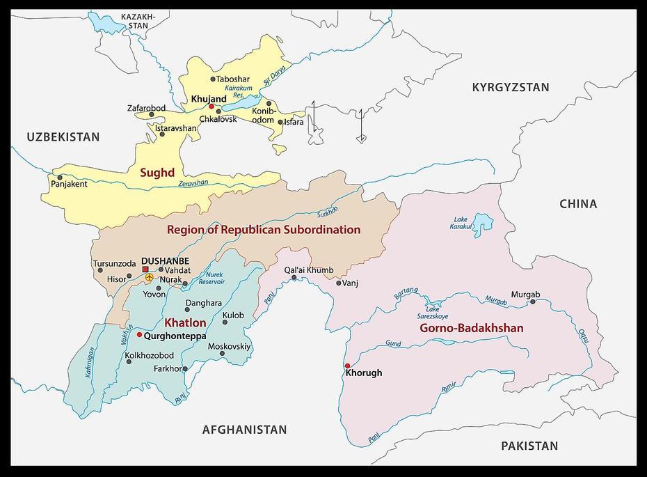 Tajikistan Maps & Facts – World Atlas, Navgilem, Tajikistan, Tajikistan Nature, Dushanbe