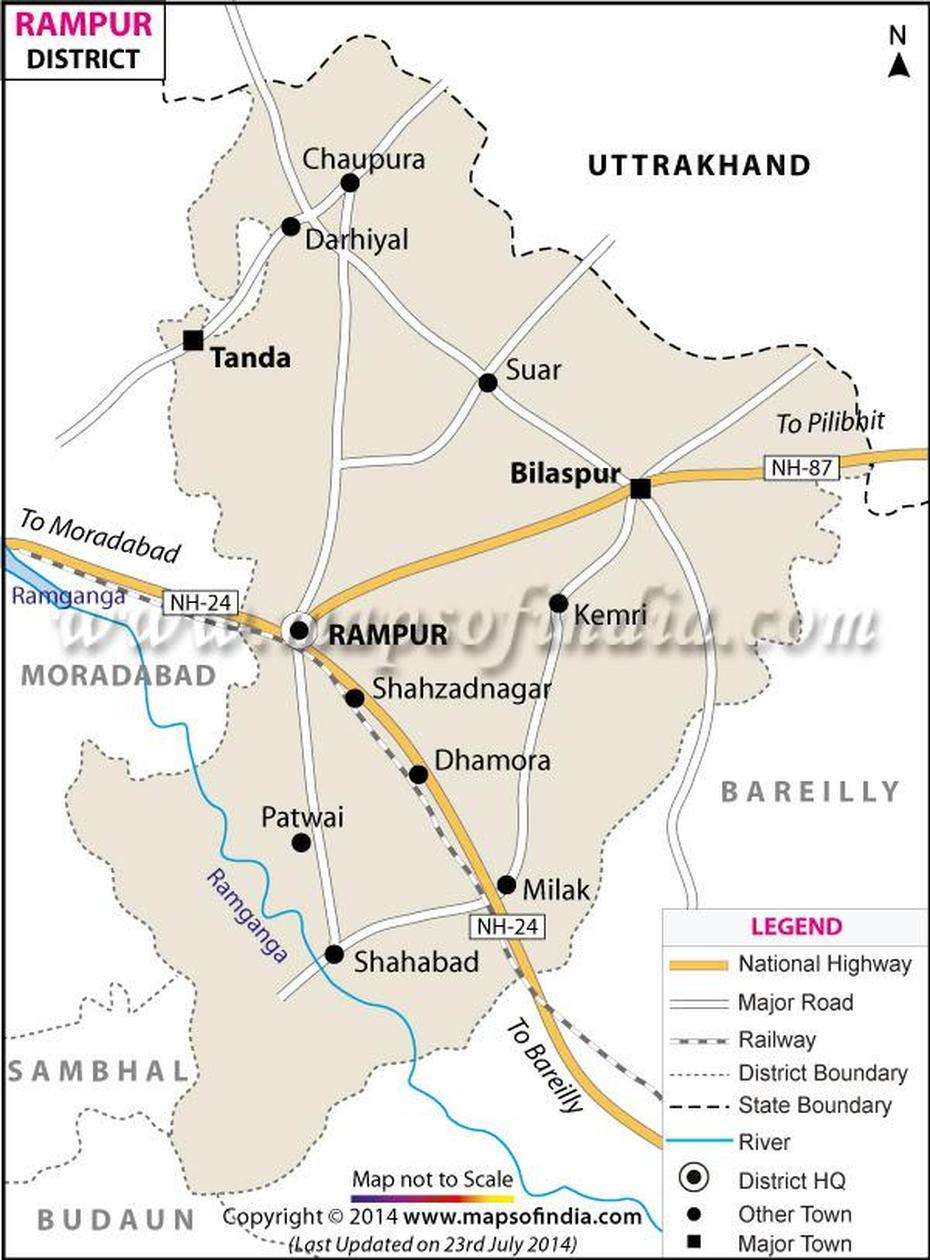 Uptet Latest News: District Map Of Rampur, Rahīmpur, India, Himachal India, Rampur