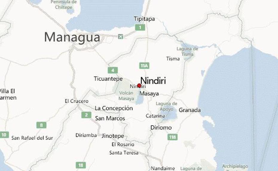 Guia Urbano De Nindiri, Nindirí, Nicaragua, Masaya Nicaragua, Bonita Nicaragua