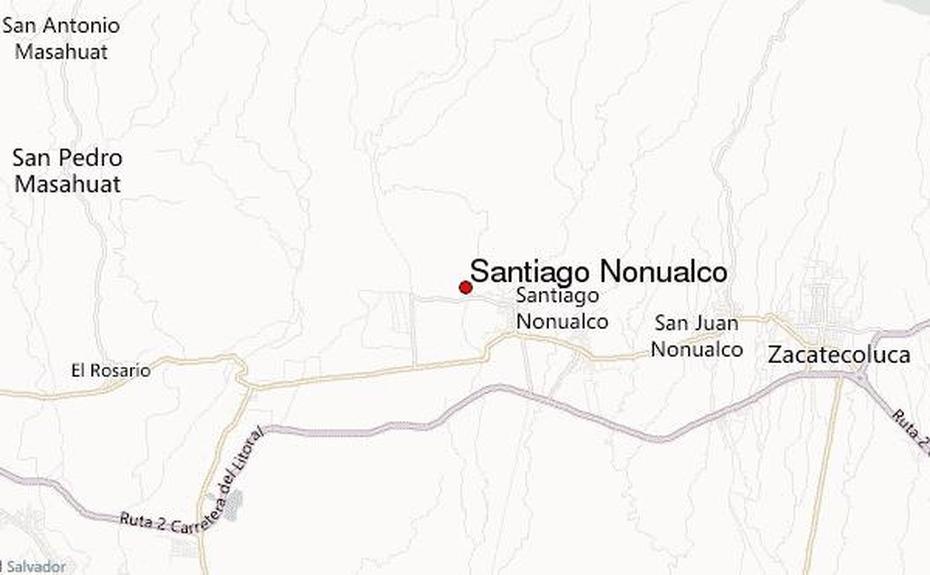 Guia Urbano De Santiago Nonualco, Santiago Nonualco, El Salvador, Santiago Texacuangos El Salvador, Zacatecoluca El Salvador