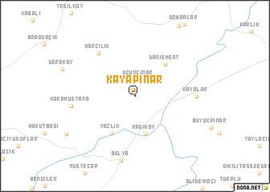 Kayapnar (Turkey) Map – Nona, Kayapınar, Turkey, Tourist  Of Turkey, Turkey On World