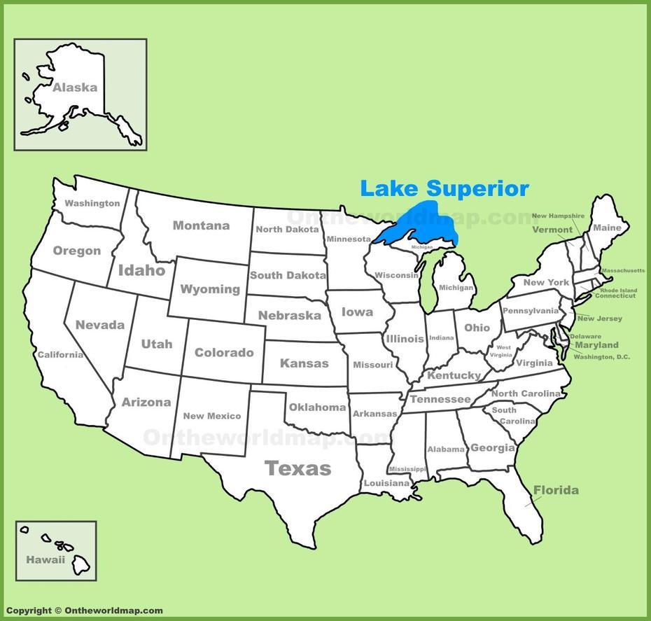 Lake Superior Location On The U.S. Map, Superior, United States, United States Federal Court, Gamble V United States