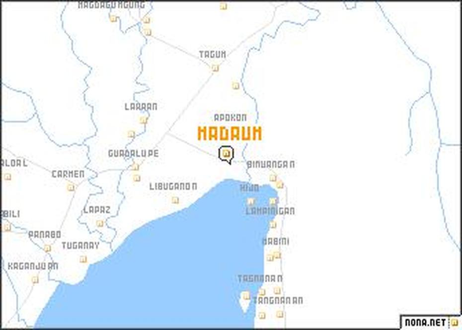 Madaum (Philippines) Map – Nona, Madalum, Philippines, Philippines Powerpoint Template, Philippines Road