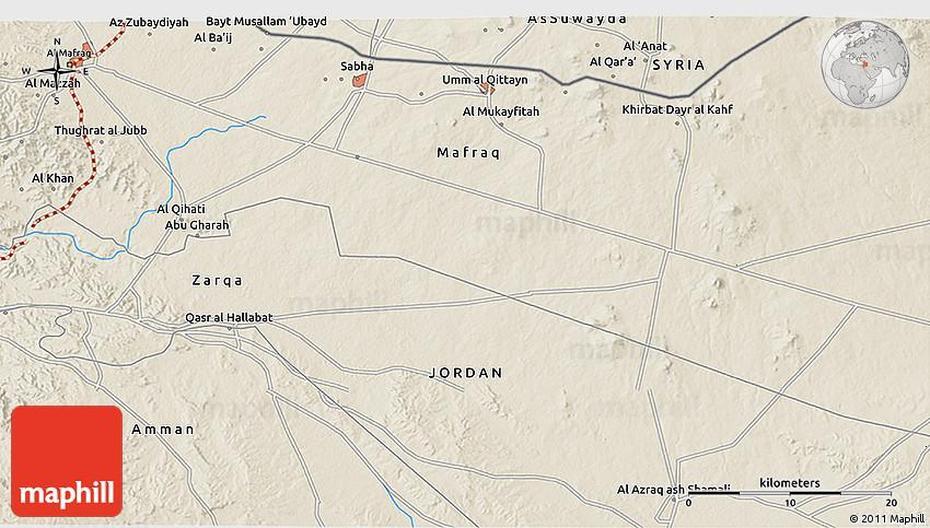 Mafraq / 24Mw Al Mafraq Jordan Sunrise : Straenknotenpunkt In Der …, Al Mafraq, Jordan, Zaatari Camp Jordan, Jordan Bone Amputee