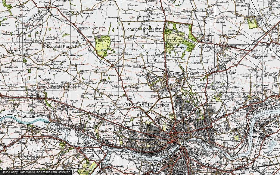 Map Of Kenton, 1925 – Francis Frith, Kenton, United Kingdom, Darrowby  Yorkshire, Thirsk  England