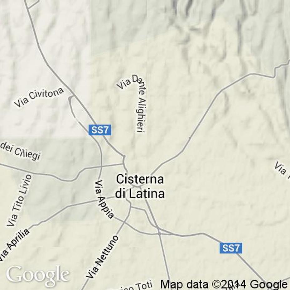 Mappa Di Cisterna Di Latina, Cartine Stradali E Foto Satellitari, Cisterna Di Latina, Italy, Of Latina Italy, Cisterna Plastica