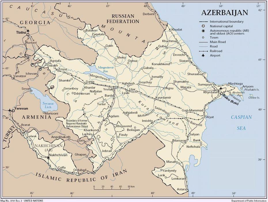 Political Map Of Azerbaijan | Azerbaijan | Asia | Mapsland | Maps Of …, Aşağı Göycəli, Azerbaijan, Baku Azerbaijan  World, Azerbaijan  Outline