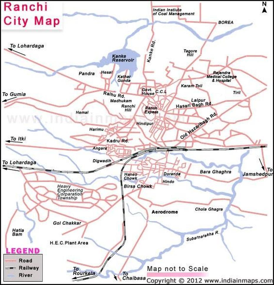 Ranchi City, Kanke  Ranchi, City , Rānchi, India