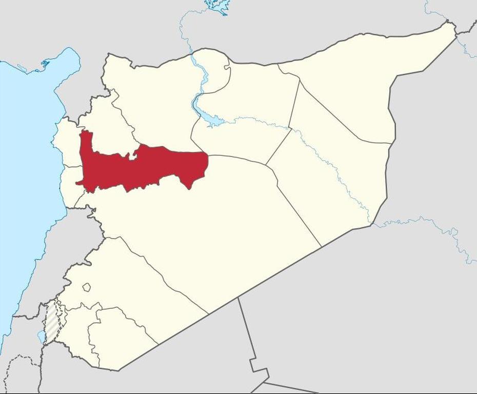 Syria  Outline, Israel- Syria, Hama Governorate, Ḩamāh, Syria