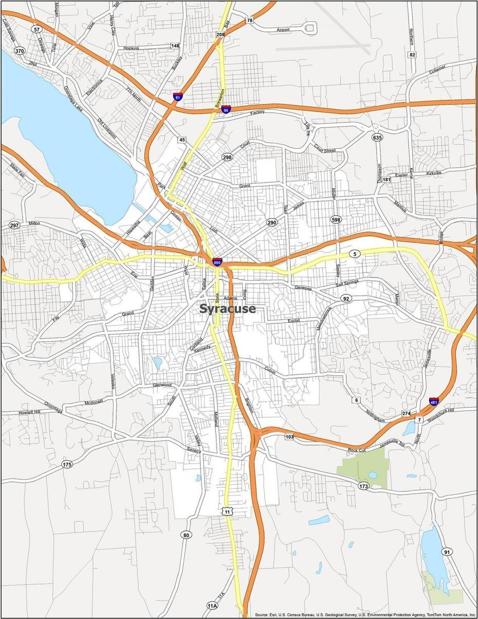 United States  With City, United States Country, Gis Geography, Syracuse, United States