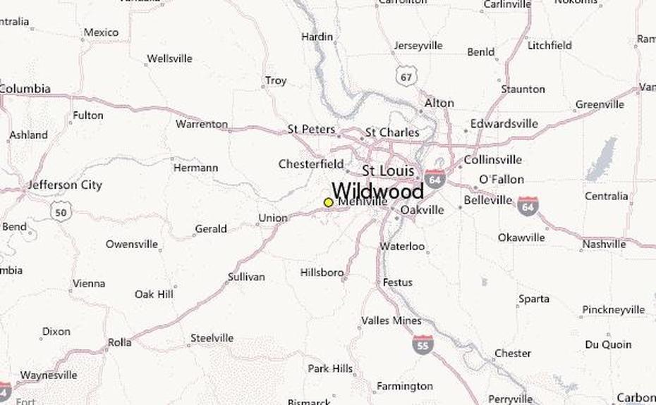 Wildwood Florida, Tennessee Topographic, Missouri, Wildwood, United States