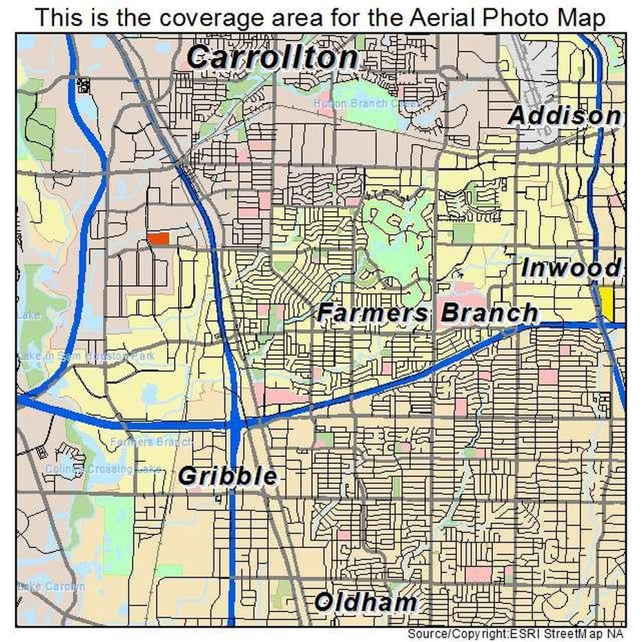 Aerial Photography Map Of Farmers Branch, Tx Texas, Farmers Branch, United States, Dallas Farmers Branch Tx, Farmers Branch Crime