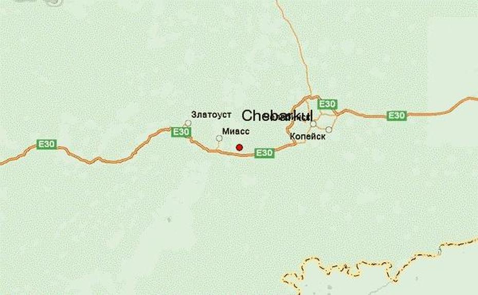 B”Chebarkul Location Guide”, Chebarkul, Russia, Russia  With States, European Russia