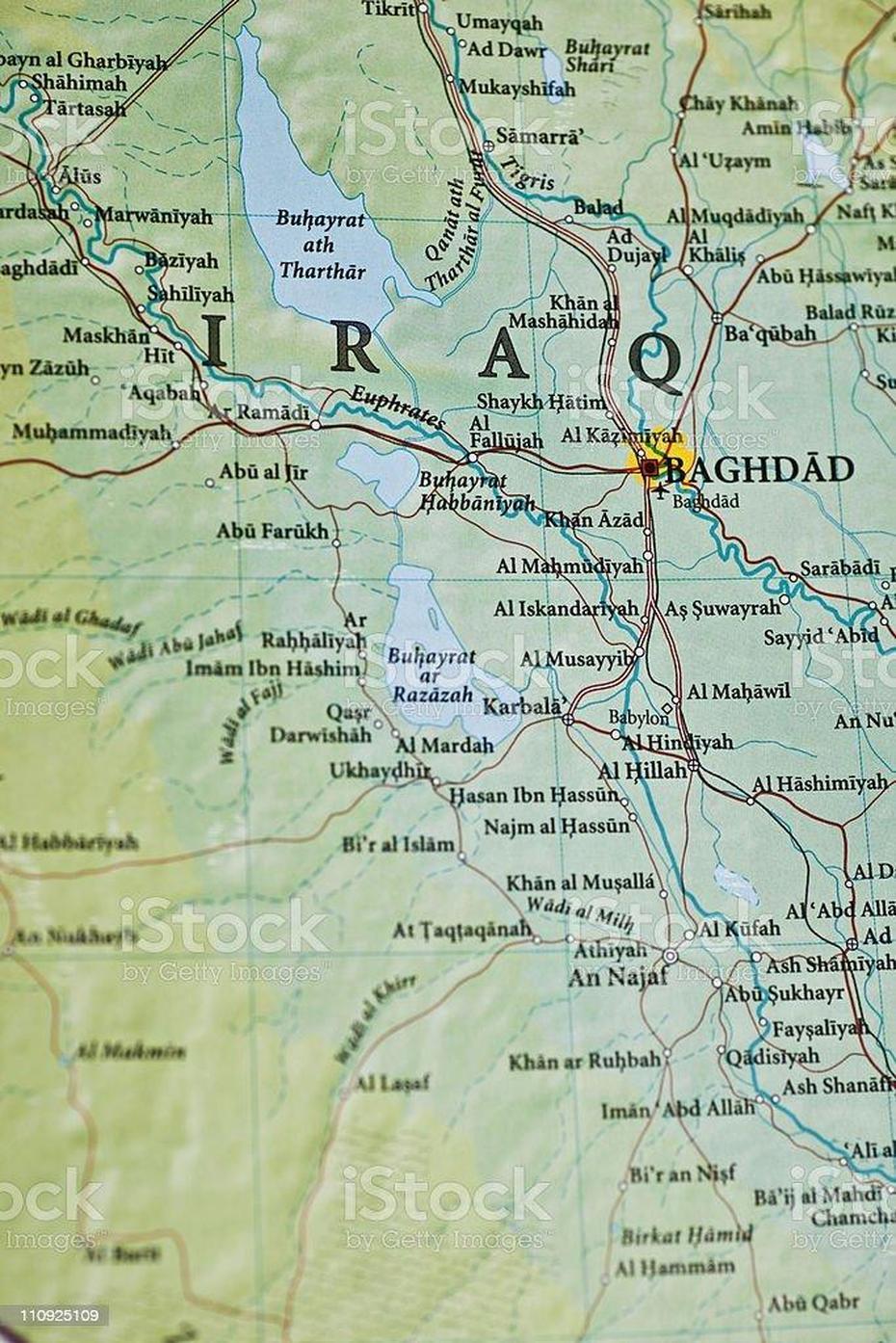 Baghdad Iraq Map Stock Photo – Download Image Now – Istock, Baghdad, Iraq, Al Hillah Iraq, Babylon Iraq
