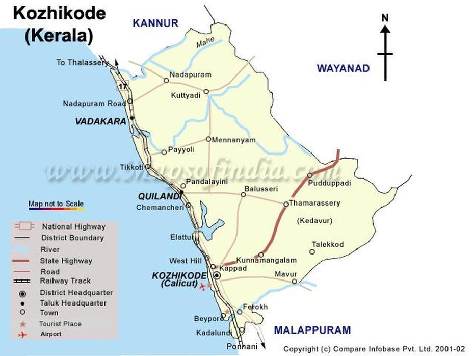 Calicut India Map | Zip Code Map, Calicut, India, Cochin India, Calicut City