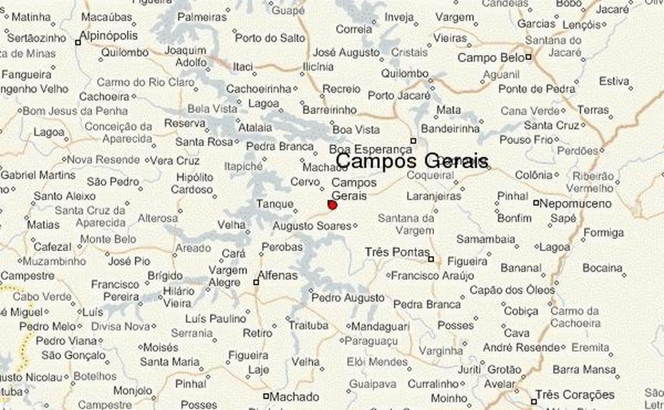 Campos Gerais Stadsgids, Campos Gerais, Brazil, Minas Gerais State, Ouro Preto Brazil