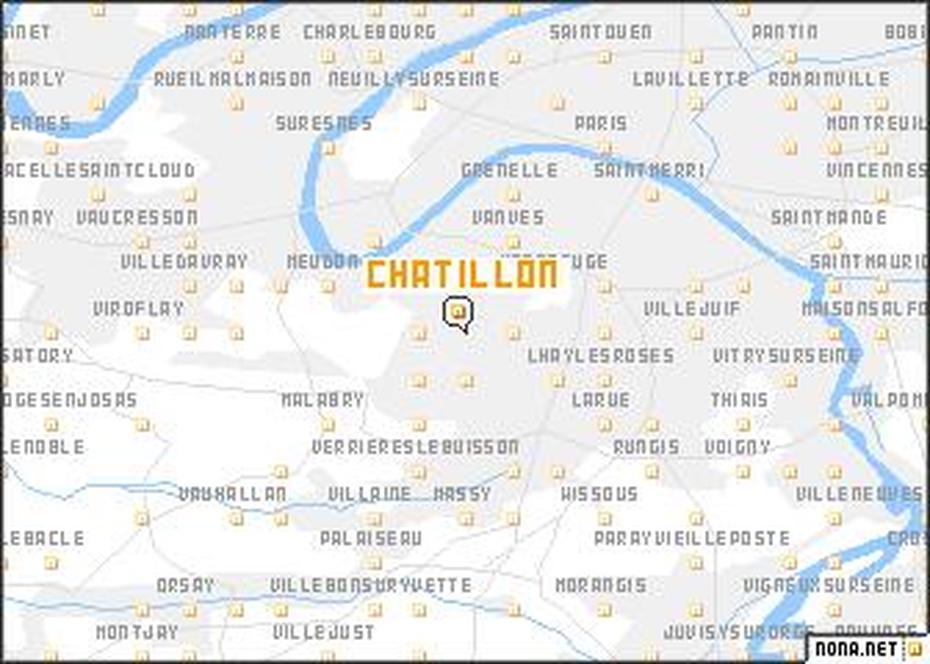 Chatillon (France) Map – Nona, Châtillon, France, Cluny Abbey  Plan, Chamonix France