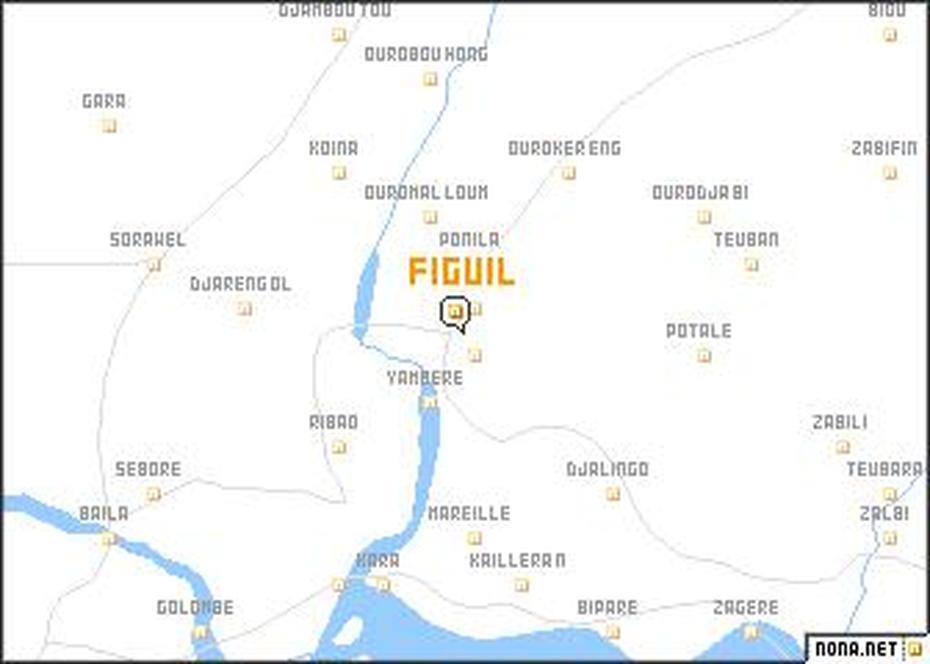 Figuil (Cameroon) Map – Nona, Figuil, Cameroon, Cameroon World, Yaounde Cameroon