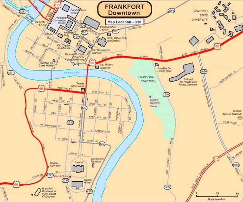 Frankfort Downtown Map, Frankfort, United States, Frankfort Indiana, Frankfort Michigan