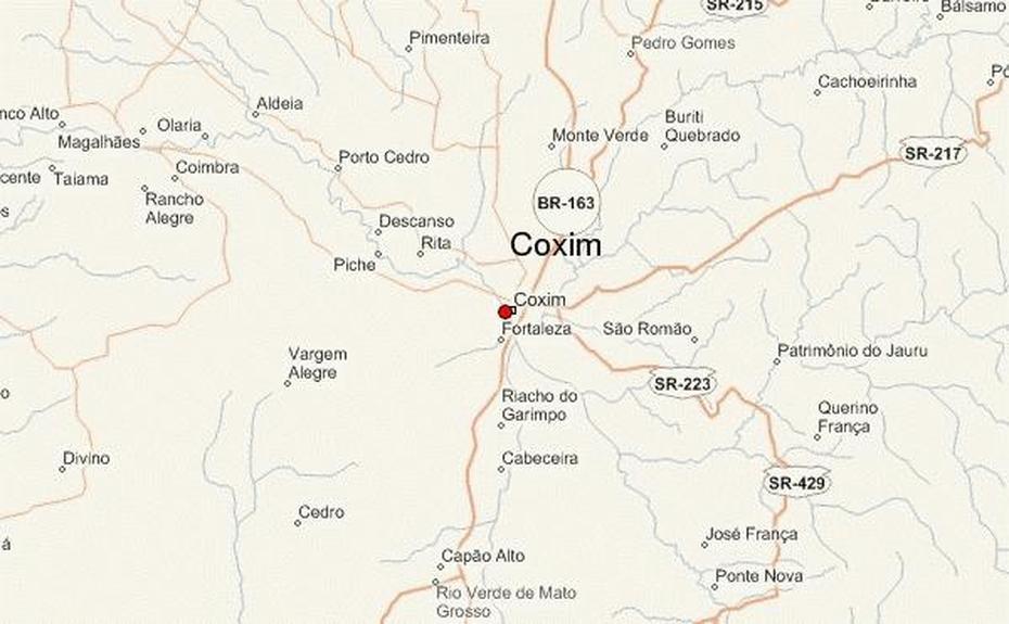 Guia Urbano De Coxim, Coxim, Brazil, Coxim Ms, Coxim Gel