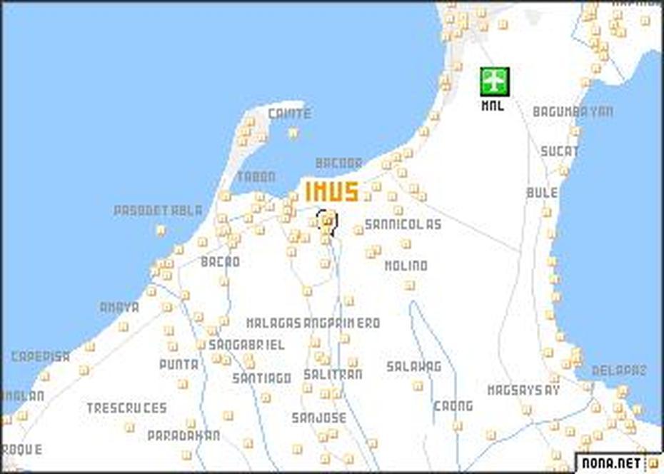 Imus (Philippines) Map – Nona, Imus, Philippines, Cavite Philippines, Dasmarinas Cavite Philippines