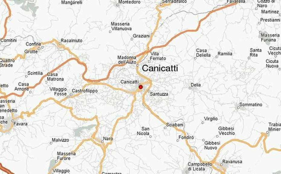 Italy  English, Italy  Atlas, Location Guide, Canicattì, Italy