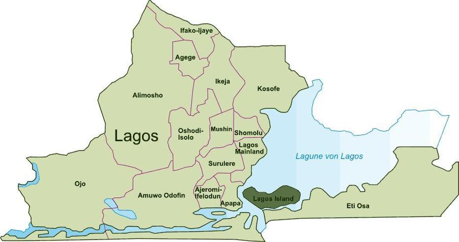 Lagos Island Map  Mapsof, Lagos, Nigeria, Lagos Nigeria Street, Lagos City
