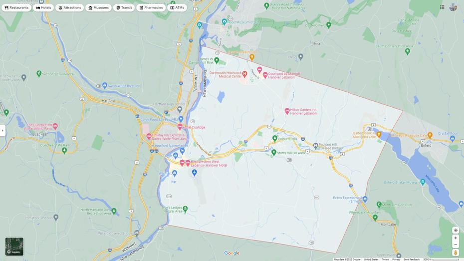 Lebanon, New Hampshire Map, Lebanon, United States, Lebanon Ks, Zahle Lebanon