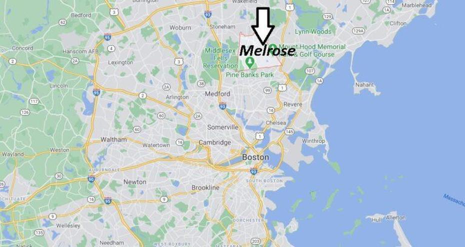 Where Is Melrose Massachusetts? What County Is Melrose Ma In | Where Is Map, Melrose, United States, Melrose Massachusetts, Melrose Park Il