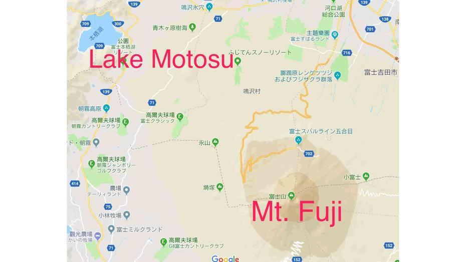 Mt Fuji On A Map – Japan And Korea North And South / Given That Mount …, Motosu, Japan, Feudal Japan, Southern Japan