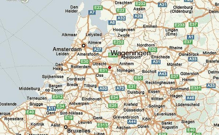 Netherlands Map Wageningen, Wageningen, Netherlands, Wageningen Kaart, Wageningen Nederland