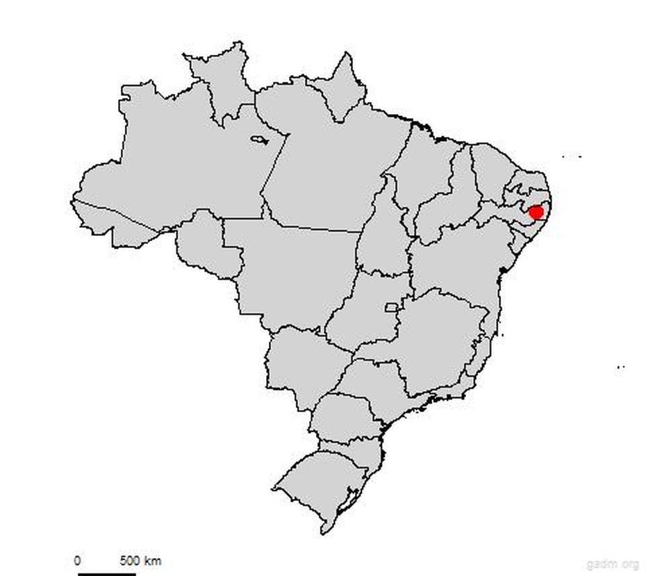 Recife  Pe, Palmas  Tocantins, Gadm, Caruaru, Brazil