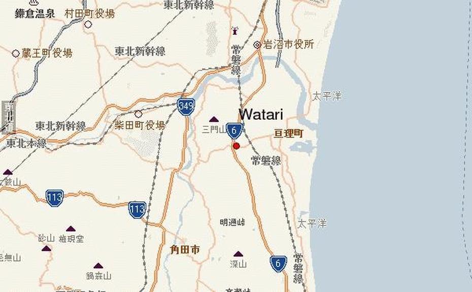 Watari Location Guide, Watari, Japan, Ryōta Watari, Watari Haikyuu