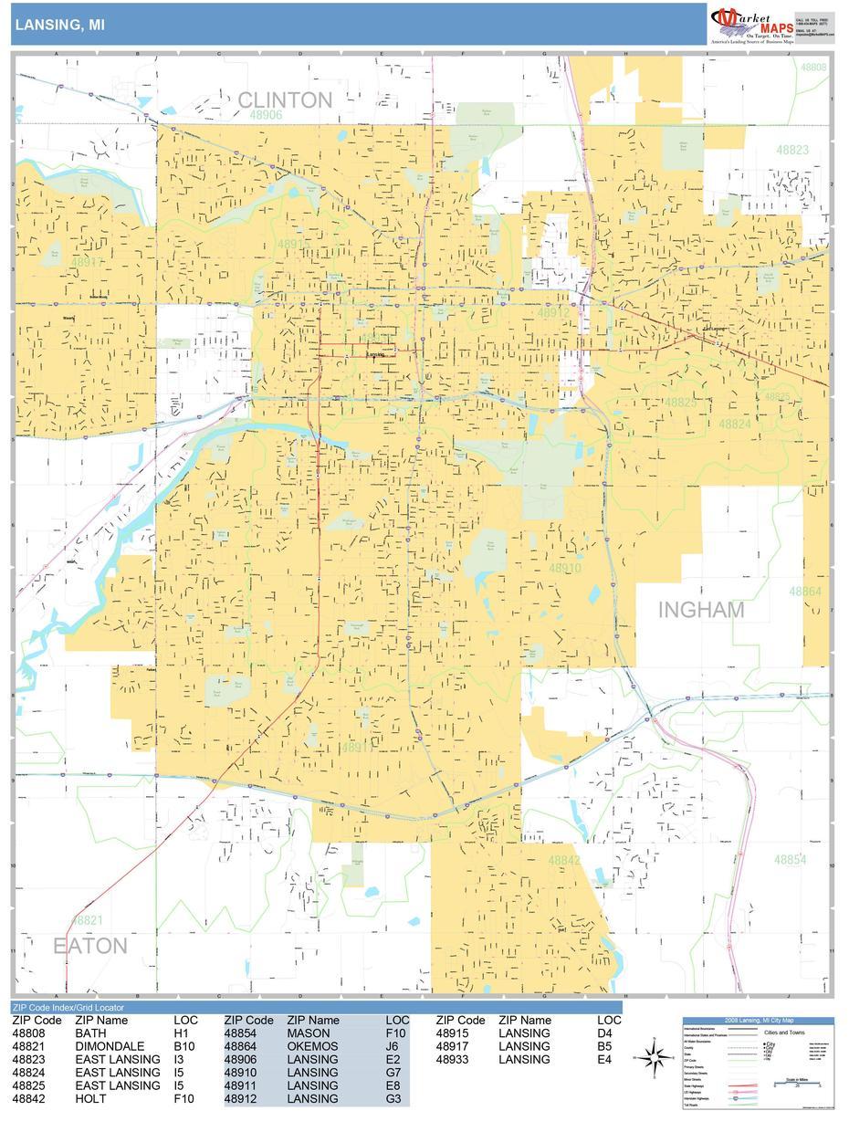 Downtown Lansing, Lansing Area, Basic Style, Lansing, United States