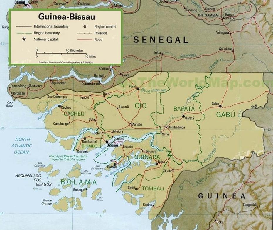 Guinea-Bissau Political Map, Gabú, Guinea-Bissau, Guinea-Bissau Men, Guinea-Bissau Capital