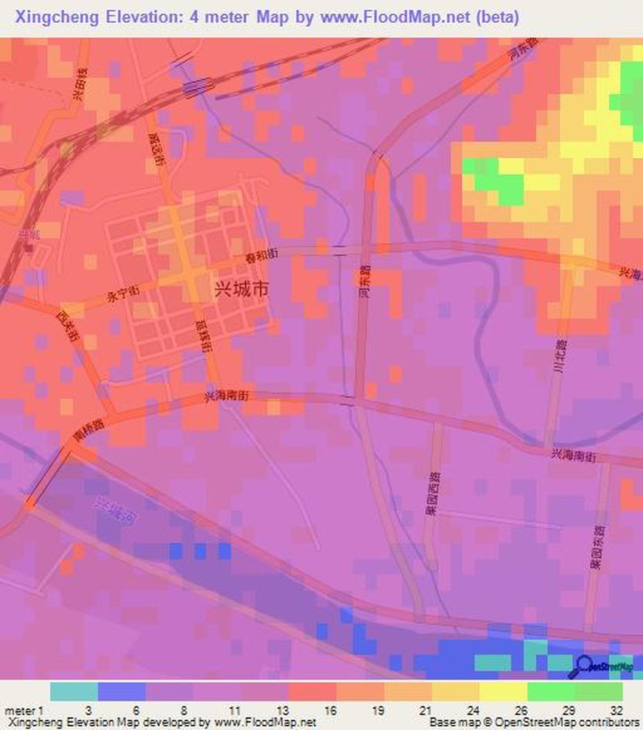 Luoyang On, Beijing On China, Topography, Xingcheng, China