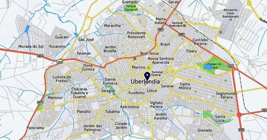 Mapas De Uberlandia – Mapasblog, Uberlândia, Brazil, Florianopolis Brazil, Amazonas Brazil