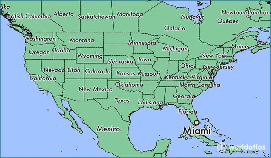 Where Is Miami, Fl? / Miami, Florida Map – Worldatlas, Miami, United States, Miami Florida Usa, Miami In